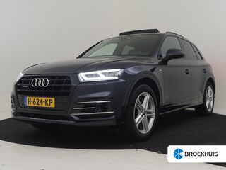 Audi Q5 50 TFSI e quattro S edition 299pk S-TRONIC/AUTO | Panoramadak | Luchtvering | Trekhaak | Elektrische achterklep | Navigatie | Dodehoek detectie | 19" LMV