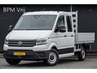 Volkswagen Crafter Bakauto | 2.0Tdi 163Pk | L3 | Dubbele cabine | 7-Persoons | 35 | 3.500Kg trekgwicht | Open Laadbak | Achteruitrijcamera | Trekhaak