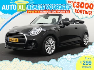 Mini Cabrio Cabrio 1.5 136 PK Aut. Cooper Facelift Navi Climate LED Stoelverw.