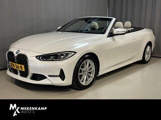 BMW 4-serie Cabrio 420i High Executive 17"/Leder + memory/Stuur + stoelverwarming/Nekverwarming/Keyless/Camera/Apple Carplay & Android Auto