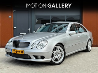 Mercedes-Benz E-klasse AMG 55 | Eisenmann-uitlaat | Volleer | H&K | Alcantarahemel | Airmatic | Open dak | Bi-xenon | Zonnerollo