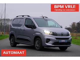 Peugeot Partner 1.5 BlueHDi 130 EAT8 S&S L1 AUTOMAAT |2 Schuifdeuren |Achterklep |130 pk |Trekhaak |LED koplampen |Dakrails |Carplay |Cruise |Android auto |Airco |Bumpers in kleur| Direct leverbaar |BPM voordeel! | VOL VOL OPTIE S