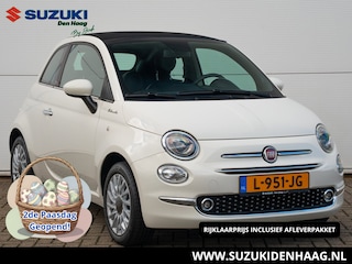 Fiat 500 1.0 Hybrid Dolcevita|Cabrio| Apple/Andriod CarPlay| Cruise Control| Climate control| Leer| Parkeersensoren|