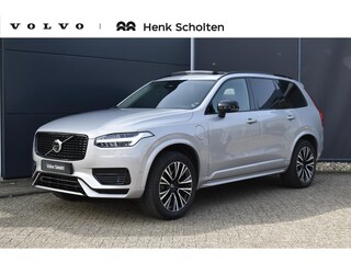 Volvo XC90 T8 Plug-in hybrid AWD Ultra Dark | Verwarmde, Geventileerde en Masserende Voorstoelen | Luchtvering | Panoramisch Schuif-/Kanteldak | Semi-Elektrische Trekhaak | 360º Camera | Gelamineerd en Getint Glas Achter| Bowers & Wilkins |