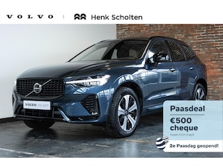 Volvo XC60 T6 Plug-in hybrid AWD Plus Dark | Adaptive cruise control | 360° parkeercamera | BLIS | Wegklapbare trekhaak | Panoramadak | Stoel en stuurwielverwarming | Lederen bekleding | Google infotainment | Parkeersensoren voor + achter