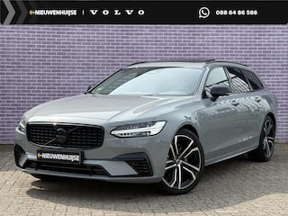 Volvo V90 2.0 T8 Plug-in hybrid AWD Ultra Dark 455PK! | | 360° Camera | Massage | Luchtvering | Trekhaak | 20"lm velgen | Bowers & Wilkins | Adaptieve cruise | Panoramadak | Gelaagd glas | Geventileerd leer |