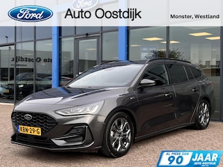 Ford Focus 1.0 EcoBoost Hybrid ST Line 155PK Automaat Winterpack Adaptieve Cruise Navi Climate Carplay Camera Privacy Glass Blind-Spot Parkeersensoren *1500KG Trekgewicht*