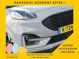 Ford Puma 1.0 EcoBoost Hybrid ST-Line | Grey Matter | Schuif-/Kanteldak/DAB+/Carplay/Winterpack - Sportief!