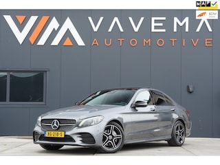 Mercedes-Benz C-klasse 180 Premium Plus Pack 2019 Automaat Burmester Panoramadak Sfeer Cruise control Lederen bekleding