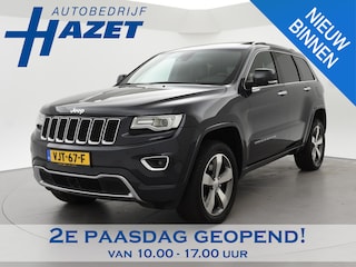 Jeep Grand Cherokee 5.7 352 PK V8 BENZINE GRIJS KENTEKEN OVERLAND + ADAPTIVE CRUISE | TREKHAAK 3325 KG | SCHUIFDAK | LEDER | STOELVENTILATIE