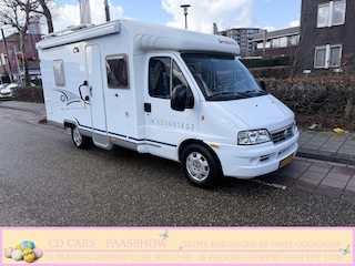 Fiat Camper ADVANTAGE Dethleffs Globettrotter Vast bed, Keuken, Camera, Toilet, Luifel, Koelkast