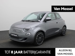 Fiat 500 e 42 kWh La Prima | Climate Control / ECC | Licht metalen velgen 17 inch | Cruise control Standaard | Navigatie |  Lederen bekleding beige | Stoelverwarming | LED koplampen | Park Distance Control voor en achter | Achteruitrijcamera |