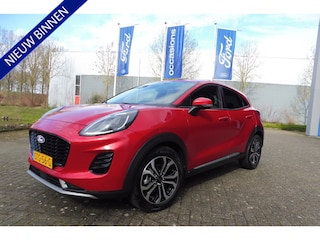 Ford Puma nwe.model 125pk Hybrid Titanium Navi Camera Trekhaak Elek.klep Winter-Pack BIJNA NIEUWE NED. AUTO