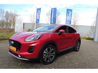 Ford Puma nwe.model 125pk Hybrid Titanium Navi Camera Trekhaak Elek.klep Winter-Pack BIJNA NIEUWE NED. AUTO