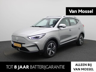 MG ZS EV Standard Range Luxury 50 kWh | Climate Control / ECC | Open dak schuif/kantel | Cruise control Adaptive | Navigatie | Lederen bekleding zwart | Stoelverwarming | LED koplampen | Park Distance Control voor en achter | Achteruitrijcamera | Dakrailing |