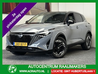 Nissan Qashqai 1.3 MHEV XTRONIC BUSINESS PREMIUM HEAD-UP DISPLAY ACHTERUITRIJCAMERA KEYLESS GO APPLE CARPLAY PANORAMADAK STOELVERWARMING RIJSTYROOKSENSOREN DODEHOEKSENSOREN ZEER MOOI !! Brgl