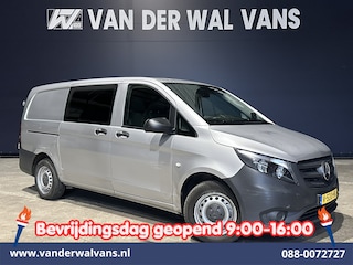 Mercedes-Benz Vito 111CDI L2H1 Dubbele Cabine Euro6 Airco | 6-Zits | Camera | Trekhaak | Bijrijdersbank, Bluetooth telefoonvoorbereiding
