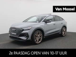 Audi Q4 45 quattro Edition 82 kWh l Adaptive cruise control l Climate control l Warmtepomp l Glazen panoramadak l Stoelverwarming l Head-up display l 360 graden camera l Apple Carplay / Android Auto l Navigatie l Privacy glas l Optiekpakket zwart plus