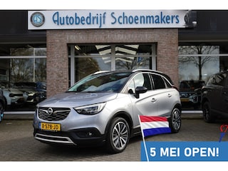 Opel Crossland X 1.2 Innovation TREKHAAK DUO-TONE CARPLAY STUUR+STOELVERWARMING HALFLEER 17"LMV CRUISE CLIMA 2xPDC DEALER-ONDERHOUDEN DAKRAILS
