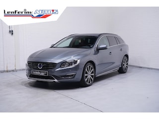 Volvo V60 2.4 D5 Twin Engine AWD navigatie lederen bekleding lane-assist stoelverwarming private-glas 18"lmv xenon cruise-controlle bliss botswaarschuwing