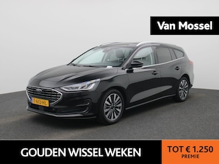 Ford Focus Wagon 1.0 EcoBoost Hybrid Titanium X | Automaat | Virtual Cockpit | Lichtmetalen Velgen | Privacy Glass | Apple Carplay / Android Auto | Camera |