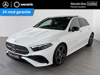 Mercedes-Benz A-klasse 180 Star Edition AMG Line | Nightpakket | Achteruitrijcamera | MULTIBEAM LED | Sfeerverlichting | Panoramaschuifdak | Sfeerverlichting