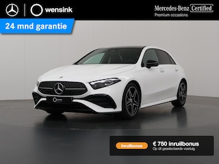 Mercedes-Benz A-klasse 180 Star Edition AMG Line | Nightpakket | Achteruitrijcamera | MULTIBEAM LED | Sfeerverlichting | Panoramaschuifdak | Sfeerverlichting