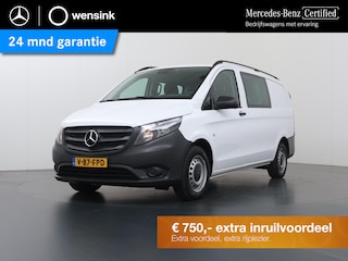 Mercedes-Benz Vito 114 CDI | L2 LANG | DUBBELE CABINE | TREKHAAK | BETIMMERING | CLIMATE CONTROL | BLUETOOTH | 5-ZITS | CERTIFIED