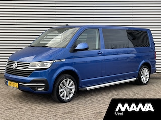 Volkswagen Transporter 2.0TDI L2H1 199PK DC BULLI Automaat Lederen bekleding Camera Cruise Airco Stoelverwarming LED