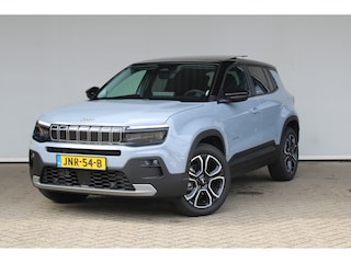 Jeep Avenger 1.2 e-Hybrid Summit | 8 Jaar garantie | Panoramadak | Navigatie | Voortsoelen verwarmd | Full-LED | Elektr. achterklep | Cruise control adaptief |