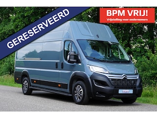 Citroën Jumper 2.2 BlueHDi 165 L4H3 Zwaar 3.5t Nieuw |Camera |Cruise |Carplay |Airco |Parkeersensoren |Dode-hoek detectie |Extra hoog en lang |Mooie camperbasis |BPM Voordeel |165 pk |Thunder grijs