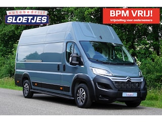 Citroën Jumper 2.2 BlueHDi 165 L4H3 Zwaar 3.5t Nieuw |Camera |Cruise |Carplay |Airco |Parkeersensoren |Dode-hoek detectie |Extra hoog en lang |Mooie camperbasis |BPM Voordeel |165 pk |Thunder grijs