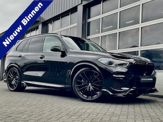 BMW X5 xDrive45e | M-Sport | Dark Label | Beige leer | Massagestoelen | Active steering | Pano | Stoelvent. | Laser | Trekhaak | Incl btw
