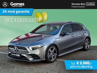 Mercedes-Benz A-klasse 180 Business Solution AMG | Panoramadak | Night pakket | Achteruitrijcamera | Memory pakket | Sfeerverlichting | Stoelverwarming | Multibeam LED | Keyless-GO