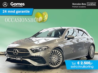 Mercedes-Benz A-klasse 180 AMG Line | Panoramadak | MULTIBEAM LED Koplampen | Dodehoekassistent | Advanced Sound System | Apple CarPlay | Android Auto | Augmented Reality voor Navigatie | Donkergetint Glas Achter | Sfeerverlichting | Stoelverwarming