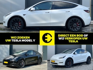 Tesla Model Y | Alle uitvoeringen gezocht | Verkoop uw Tesla