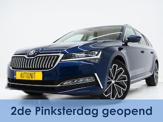Skoda Superb Combi 1.4 TSI iV Laurin & Klement | Leder | Canton | Trekhaak | Camera | Keyless | Adaptive Cruise | Memory | Carplay