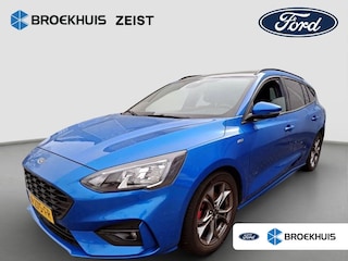 Ford Focus Wagon 1.0 EcoBoost Hybrid ST Line X Business | 100% dealer o.h. | Panoramadak | Elec. trekhaak | Elec. achterklep | Adaptieve cruise | Winter-pack | LED | Parkeercamera