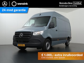 Mercedes-Benz Sprinter 317 CDI | Aut. | L2 H2 | Pro | Verwarmde Chauffeursstoel | Bijrijdersbank | Spiegelpakket | Achteruitrijcamera | Airco | Cruisecontrol | Dodehoekassistent | 3500kg AHW | Certified |
