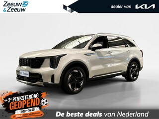 Kia Sorento 1.6 T-GDi Plug-in Hybrid 4WD DynamicPlusLine 7p. | Apple Carplay / Android Auto | Navigatiesysteem | Licht + Regensensor | Stoel + Stuurverwarming | Elektrisch Verstelbare Bestuurdersstoel | Elektrisch Bedienbaar Schuif / Kanteldak | Elektrisch bedienbare Achterklep | Cruise Control Adaptief | Rijstrooksensor + Correctie | 19"Lichtmetalen Velgen |