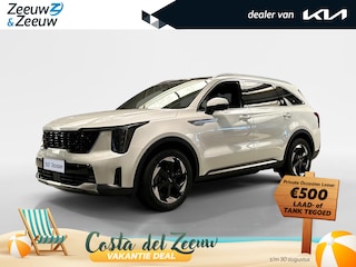Kia Sorento 1.6 T-GDi Plug-in Hybrid 4WD DynamicPlusLine 7p. | Apple Carplay / Android Auto | Navigatiesysteem | Licht + Regensensor | Stoel + Stuurverwarming | Elektrisch Verstelbare Bestuurdersstoel | Elektrisch Bedienbaar Schuif / Kanteldak | Elektrisch bedienbare Achterklep | Cruise Control Adaptief | Rijstrooksensor + Correctie | 19"Lichtmetalen Velgen |