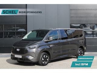 Ford Transit Custom 340 2.5 PHEV L2H1 Kombi Trend 9 zits 232pk - Navi - LED - Stoel-stuurverwarming - Camera - Prijs excl. BTW - Rijklaar
