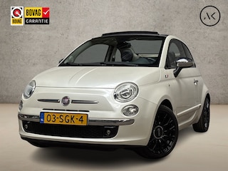 Fiat 500 1.2 Lounge Automaat (PARELMOER, CLIMATE, LEDER, XENON, PARKEERSENSOREN, SPORTSTOELEN, ELEK RAMEN, LM VELGEN, NIEUWE APK, NIEUWSTAAT)
