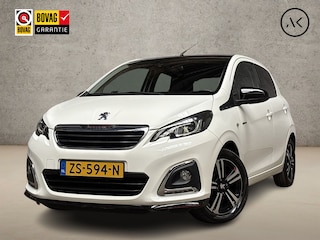 Peugeot 108 1.0 e-VTi GT-Line (NAVIGATIE, CLIMATE, LEDER, SPORTSTOELEN, KEYLESS START, CAMERA, GETINT GLAS, LM VELGEN, CRUISE, NIEUWSTAAT)