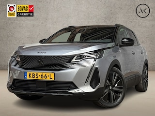 Peugeot 3008 1.6 HYbrid 225 GT 225Pk Automaat (PANORAMADAK, APPLE CARPLAY, GROOT NAVI, LEDER/ALCANTARA, STOELVERWARMING, 360 CAMERA, ADAPTIVE CRUISE, GETINT GLAS, NIEUWSTAAT)