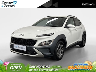 Hyundai Kona 1.6 GDI HEV Fashion AUTOMAAT NAVI AIRCO CAMERA ADAPTIEVE CRUISE CONTROLE HOGE INSTAP APPLE CARPLAY ANDROID AUTO ZEER MOOIE AUTO DEALER ONDERHOUDEN