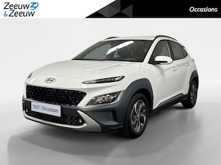 Hyundai Kona 1.6 GDI HEV Fashion AUTOMAAT NAVI AIRCO CAMERA ADAPTIEVE CRUISE CONTROLE HOGE INSTAP APPLE CARPLAY ANDROID AUTO ZEER MOOIE AUTO DEALER ONDERHOUDEN