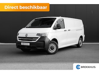 Volkswagen Transporter 218 pk L2 64kWh Electrisch | Trekhaak | Dubbele Schuifdeur | 4 Seizoenen banden | Bijrijdersbank