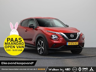 Nissan Juke 1.0 DIG-T N-Design | Rondomzicht camera | Stoelverwarming | Trekhaak | BOSE audio | Navigatie | Climate control | Half leder |