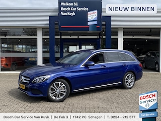 Mercedes-Benz C-klasse Estate 350 e Lease Edition / 279 Pk / Automaat / NL-Auto / Vol-Leder / Burmester Audio / Rondomzicht Camera / Luchtvering / Apple-Carplay&Android-Auto / LED / Navi / Adaptieve Cruise-Control met Stuurhulp / Lane-Assist / Stoelverwarming / ELKTR-Achterklep / PDC / LMV 17'' / Nieuwe Michelin Zomerbanden / ENZ.